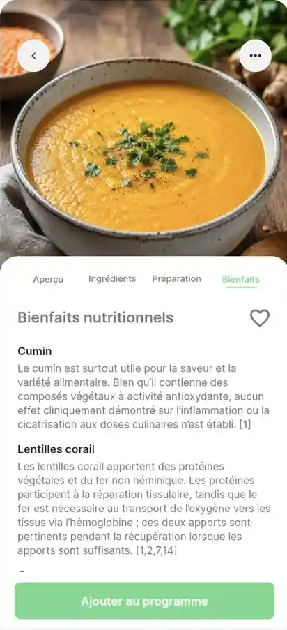 Références scientifiques et bénéfices nutritionnels dans PostSurgNutrition